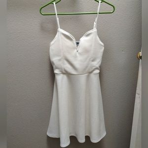 White A-Line Dress